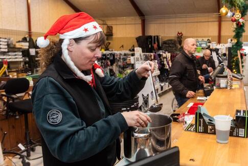 Fredags julehygge hos SP Foder