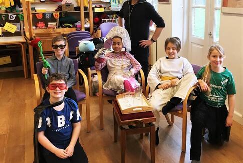 3.B til juniorkonfirmand-weekend i præstegården!