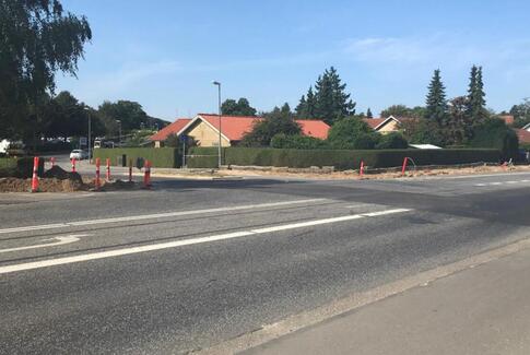 Nu bliver der lavet lyskryds ved Lovbyvej i Horsens