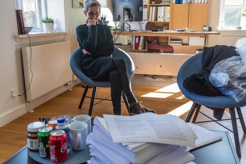 Man arbejder stadig på kirkegården