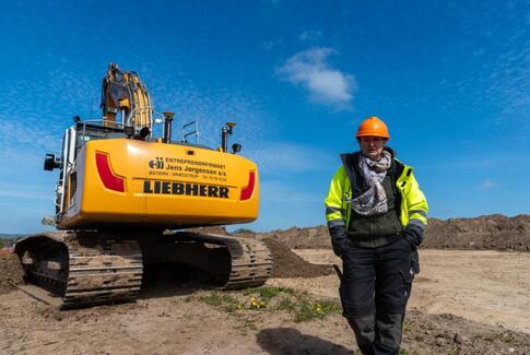 Hvad graver de efter på Monbjergvej?