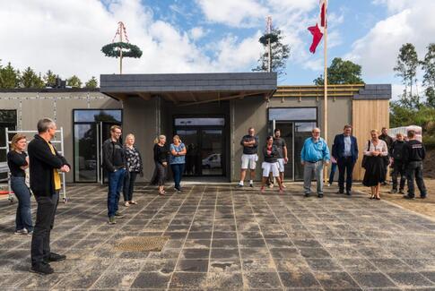 Rejsegilde på Østbirk Lægehus