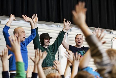 Fed familiekoncert på Brædstrup Bibliotek