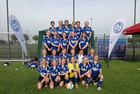 U12/U13 fodbold piger fra Egebjerg IF har succes