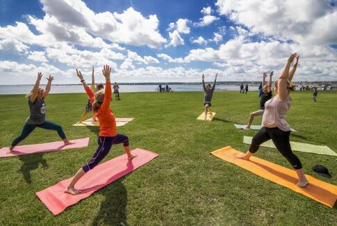 Sommeraktiviteter på Langelinie