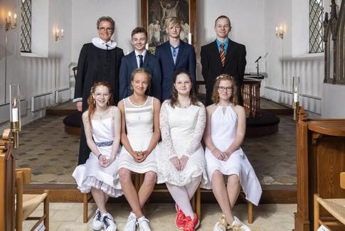 Konfirmeret i Yding Kirke 18. maj