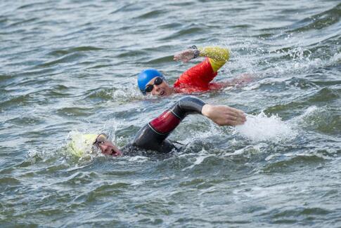 Crawl og Åbent vand træning i Hovedgård Friluftsbad