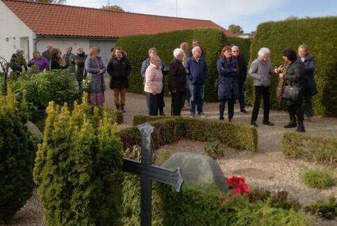 Indvielse af vandkunsten ”REJSE” på Østbirk kirkegård