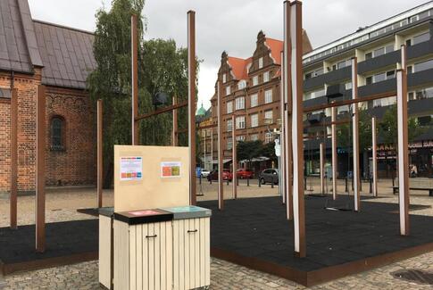 Sortering af affald prøves de næste tre uger af, i Søndergade og på Torvet