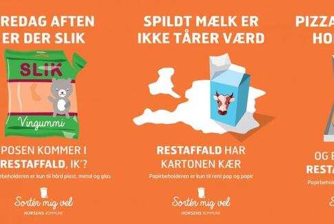 Affald sorteres forkert