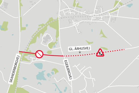 Ny asfalt er på vej – Gl. Århusvej bliver spærret for trafik