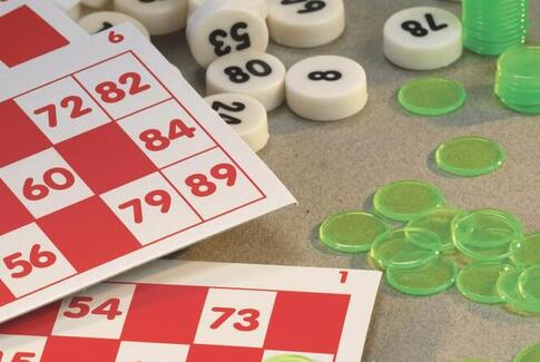 Børnebankospil i Højbo Forsamlingshus