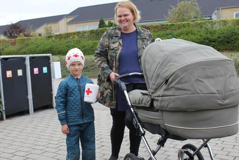 Røde Kors-huer klar til på søndag