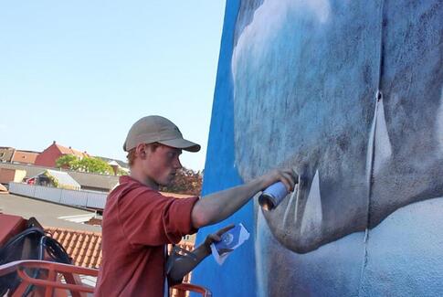 Verdens længste street art malebog