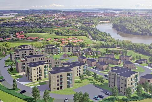 Første etape af unik bydel ved Horsens er nu til salg