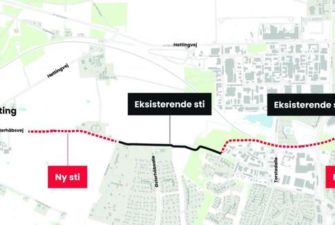 Flere nye supercykelstier i Horsens Kommune