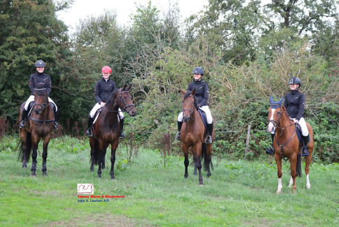 Lokal pige fra Gedved deltog i DM for hold i Military