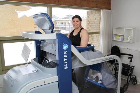 En løbetur som på månen