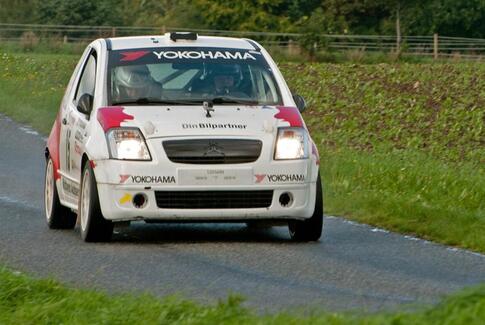 Frank Nielsen og Per Brodersen kørte et perfekt Rally Midtjylland