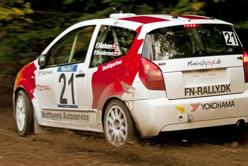 FN-Rally vinder en klassesejr i Djurs Rally 2020