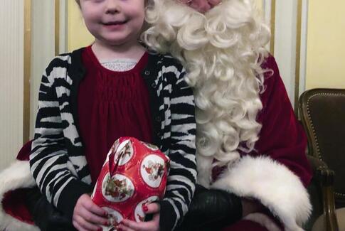 Juletræsfest i ordensbygningen