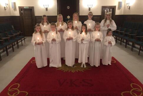 Luciaoptog i Odd Fellow Søsterloge