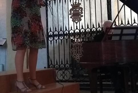 Lene Siel gav fin koncert i Østbirk kirke