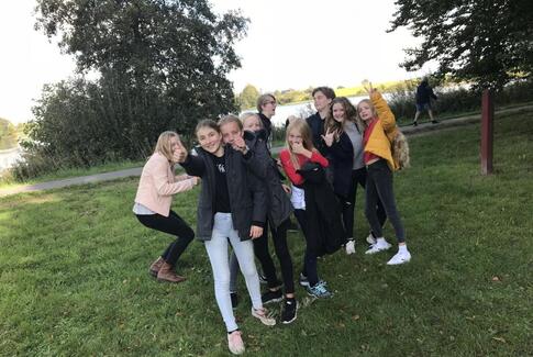 Konfirmanderne på Pilgrimstur