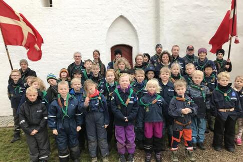 Spejdernes nytårsparade i Østbirk