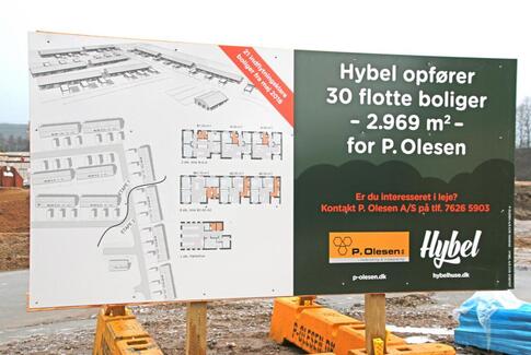 30 rækkehuse skyder op i Hovedgård