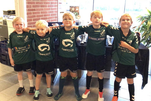 Østbirk IF’s U8 fodbolddrenge til Bramdrup Cup 2018