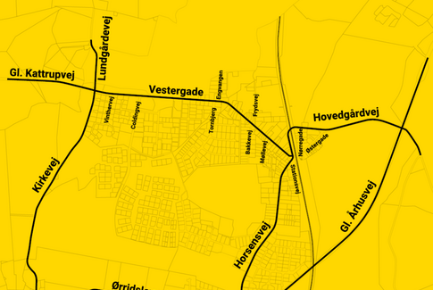 Vestergade i Hovedgård spærres for gennemkørsel