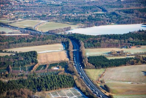 Arbejdet med udbygningen af E45 mellem Skanderborg Syd og Aarhus Syd går i gang