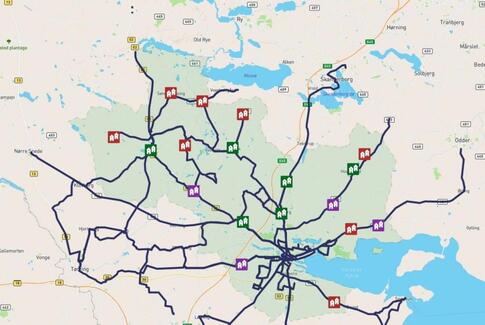 Nyt rutenet for busser er på tegnebrættet