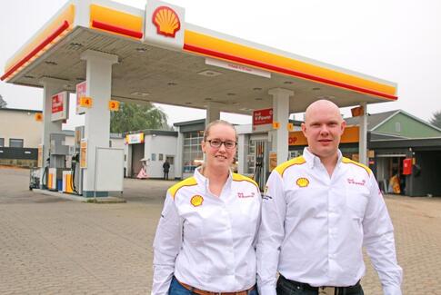 Åbningsfest hos Shell