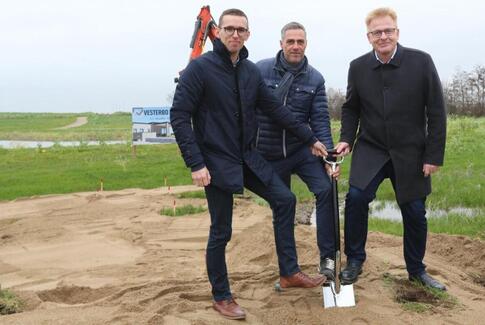 Første spadestik i attraktivt område